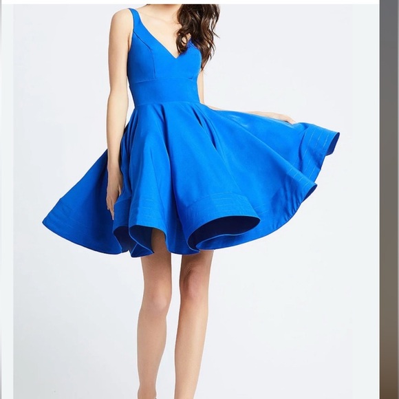 Mac Duggal Blue Sleeveless Dress - Picture 13 of 13